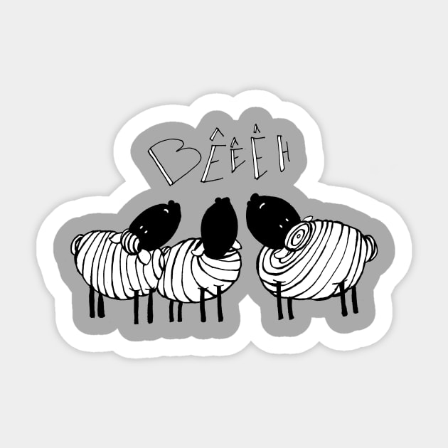 Sheep Sticker by LucyNuzit